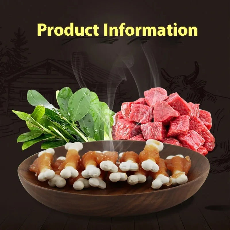 400g bag of Betty brand chicken wrapped milk bone dog chew treats