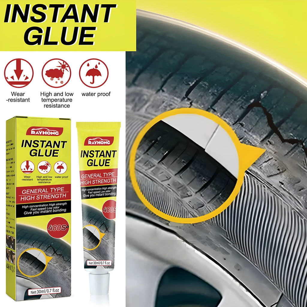30ml capacity tyre repair adhesive bottle for car tyre crack sealing