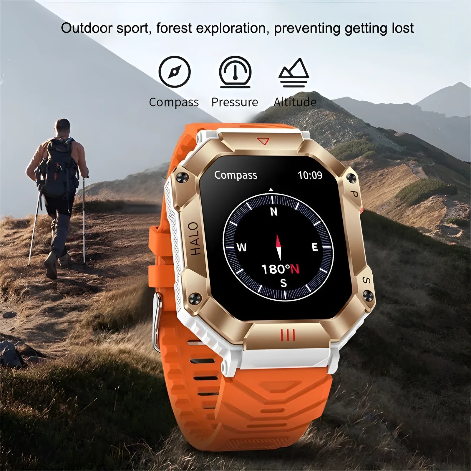 Android smart watch for women with GPS fitness tracking in multiple colour and strap options