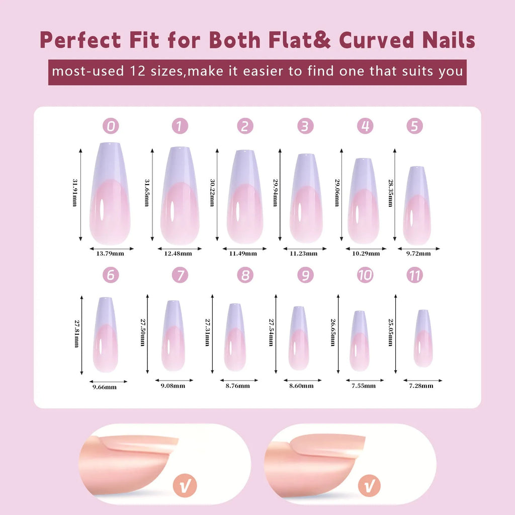 Box containing 288 French wear armour style seamless removable nail stickers.