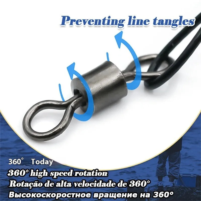 Copper-coated stainless steel fishing wire with double buckle pins in green colour