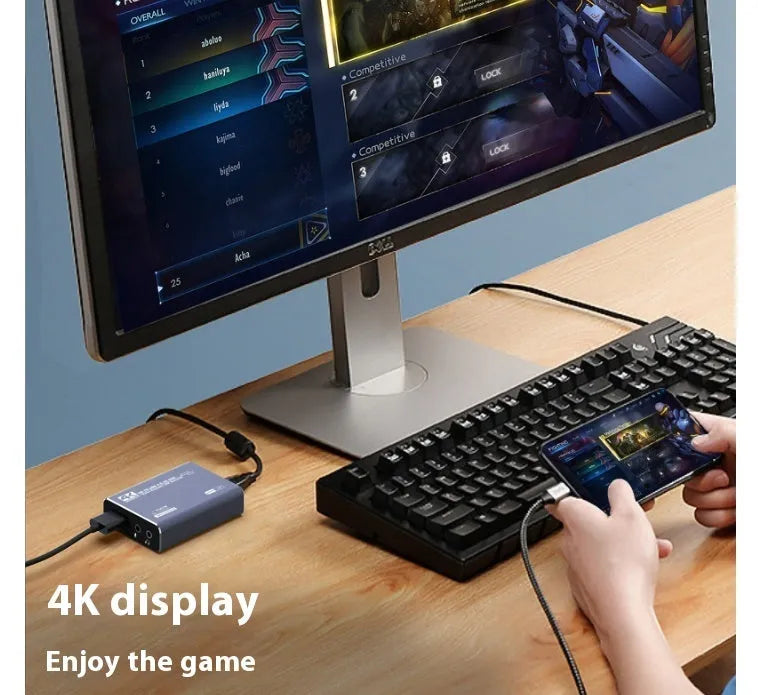 Black MS2131 HDMI video capture box for 1080 game recording and audio