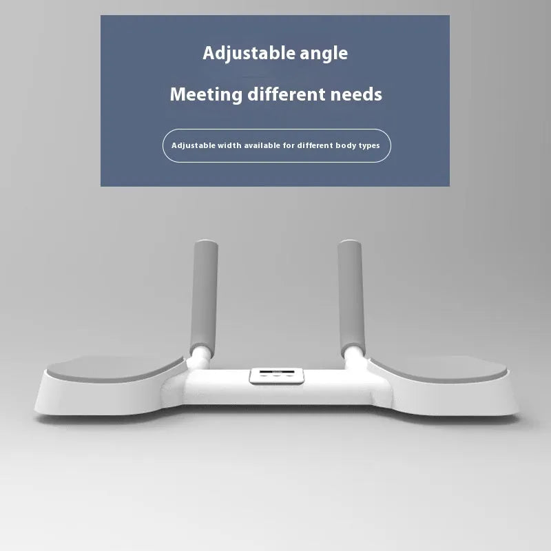White multi-functional flat support trainer with alloy aluminium tube and ABS construction