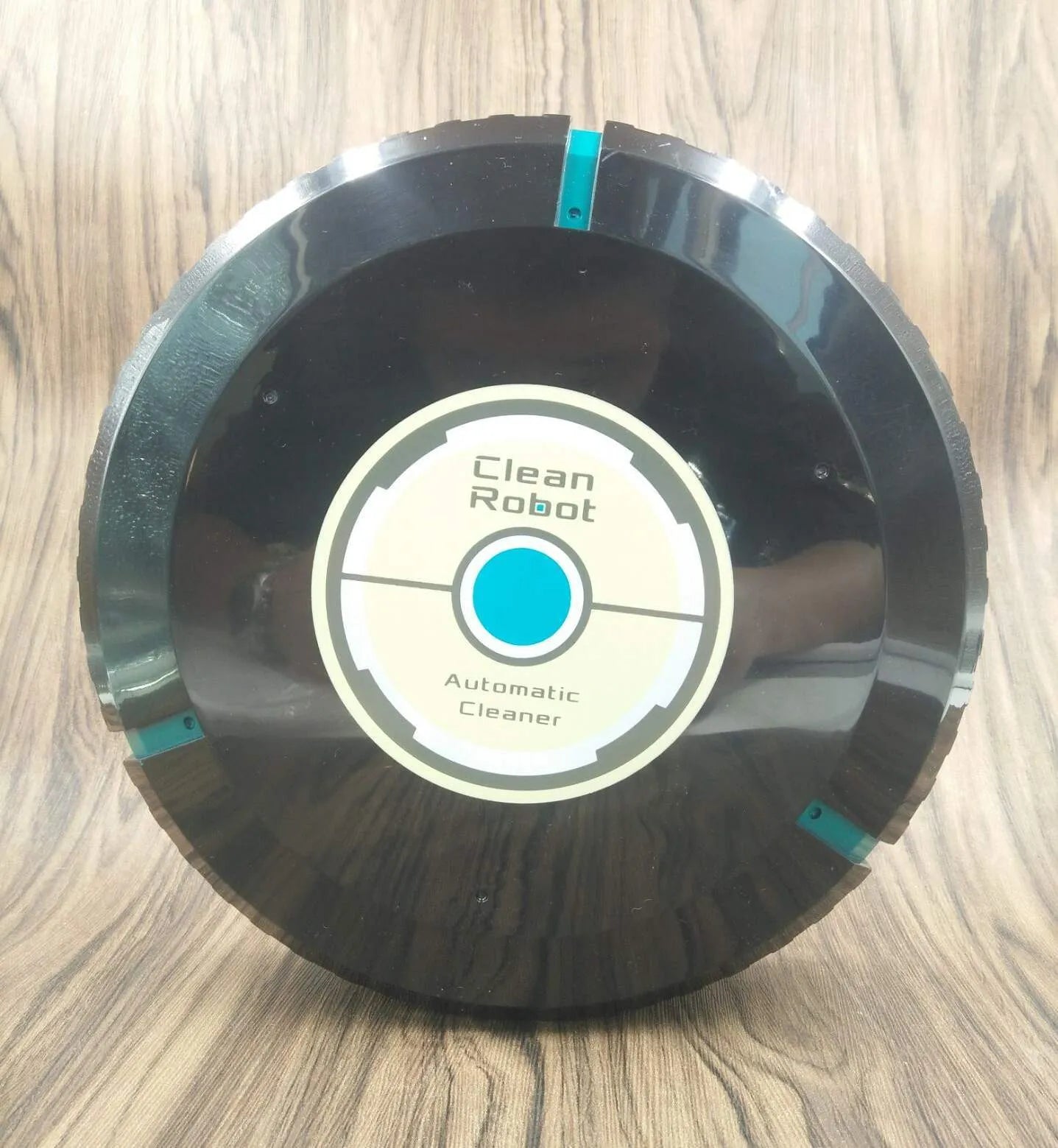 Black and white AC automatic robot vacuum cleaner for household floors
