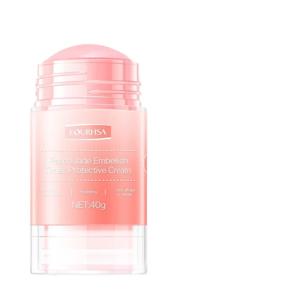 Moisturiser solid stick hand and foot balm with 25g content shown with flavour options