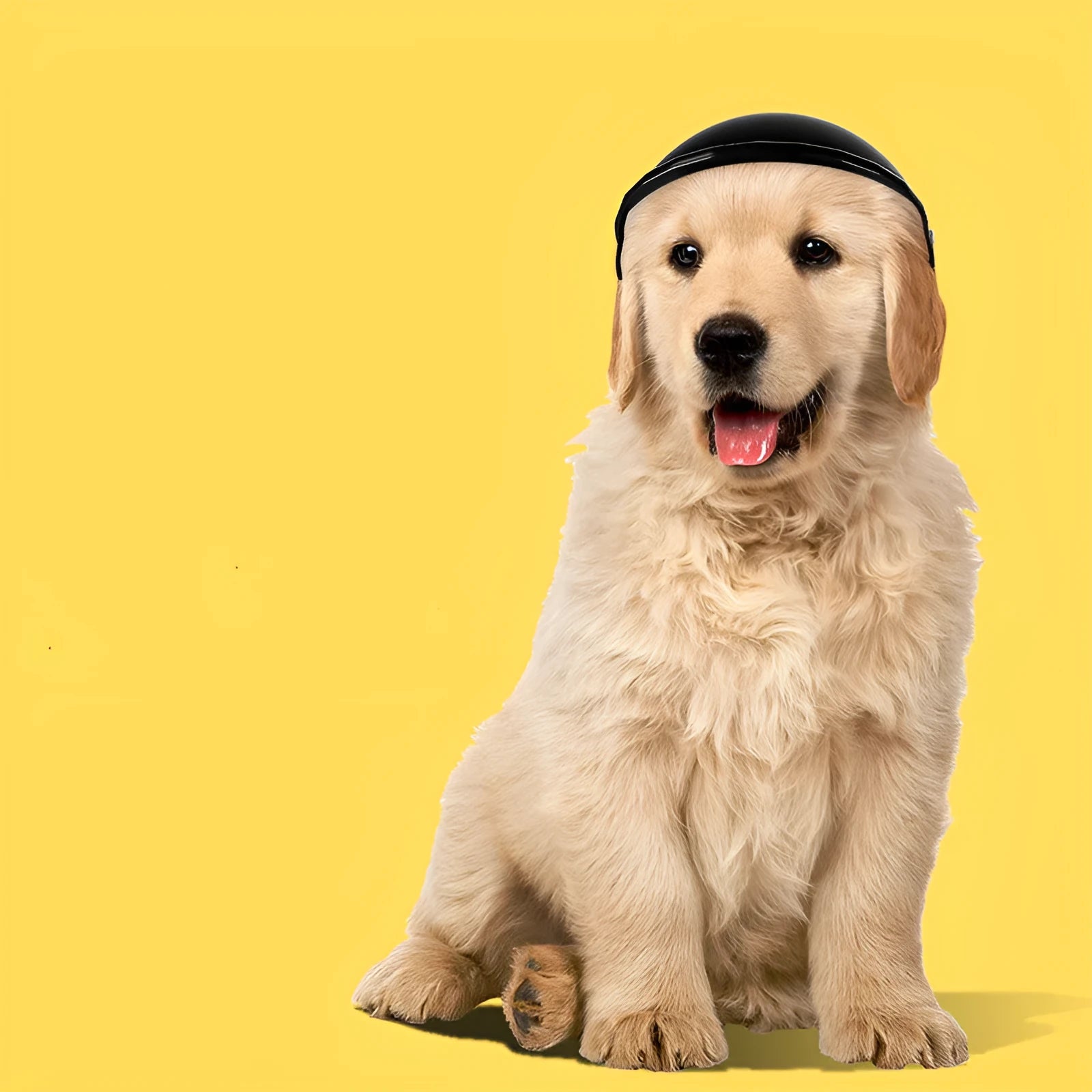 Small S size plastic pet helmet for dogs and cats in four colour options