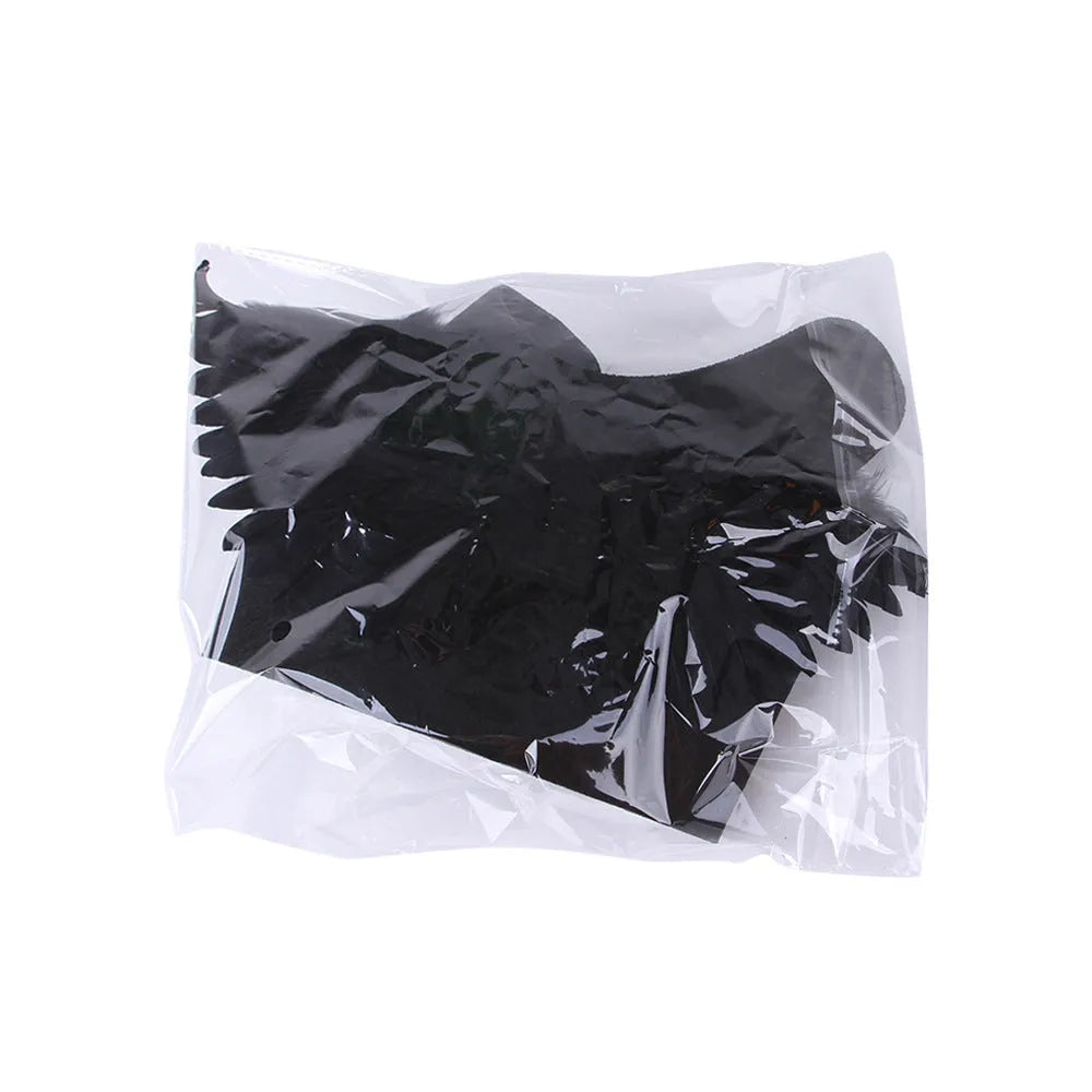 Black angel wings pet costume with chest and back attachment for dogs