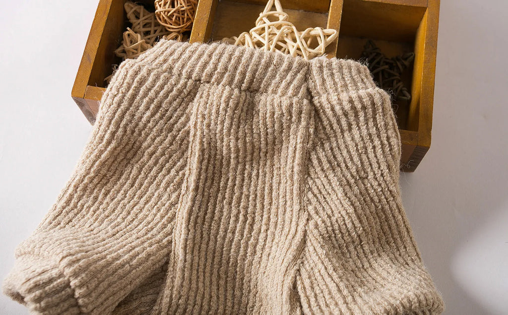 Brown cloth dog sweater pullover for small breeds in sizes XS to XL