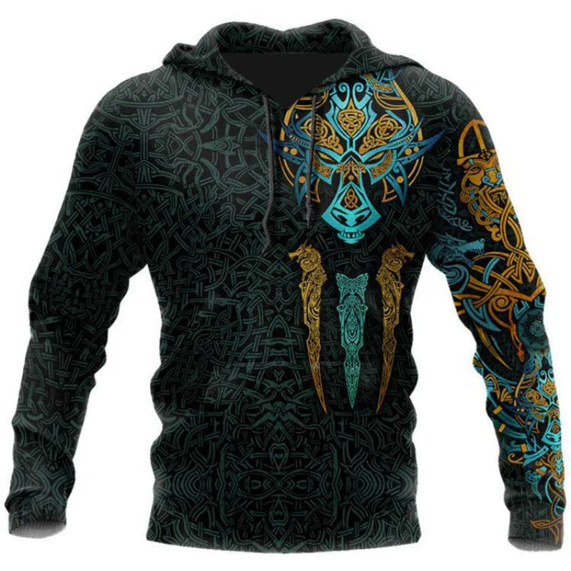 Loose fit round neck long sleeve polyester street hoodie in colour TMW230-11 on a model.