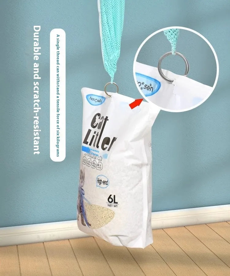 Upgraded fifth generation cat grooming bag with removable lifting feature and scratch-resistant fabric