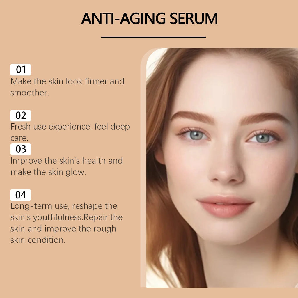 30ml bottle of anti-aging essence liquid with hyaluronic acid and bee venom skincare formula