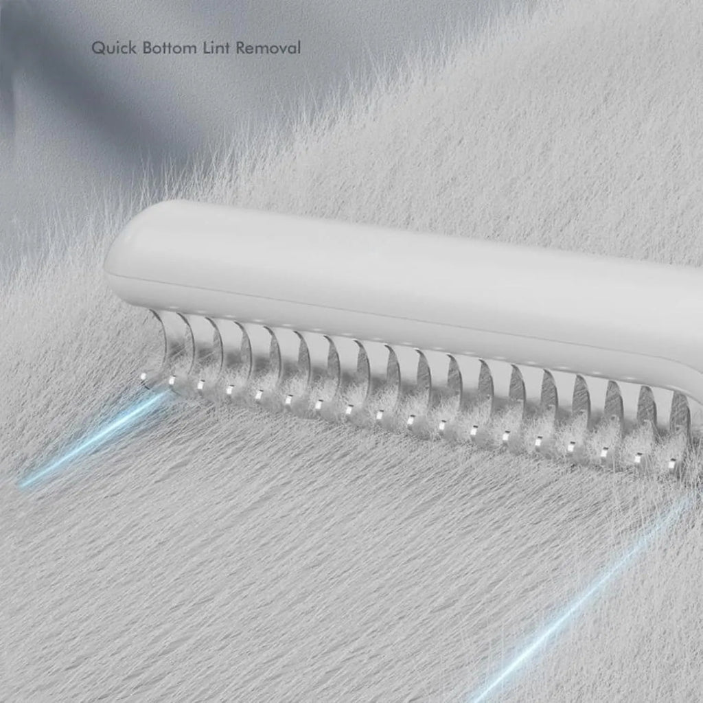 Stainless steel dematting comb for dogs with rake teeth and comfortable handle