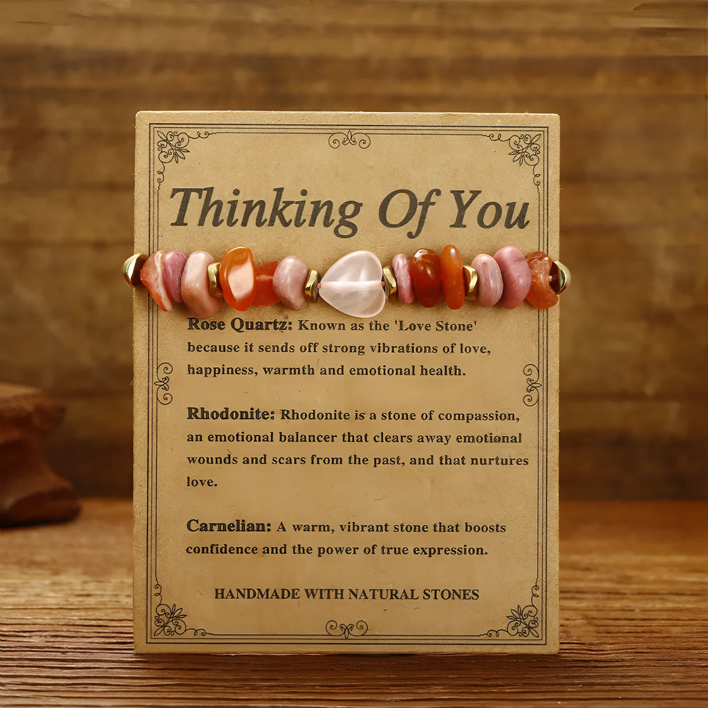 Handmade geometric stone bead bracelet for women with fashion OL styling