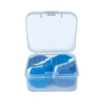 Two camouflage-pattern silicone facial muscle fitness balls for jawline training.