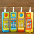 Children's educational toys with sound, light, and music features including cartoon animal designs