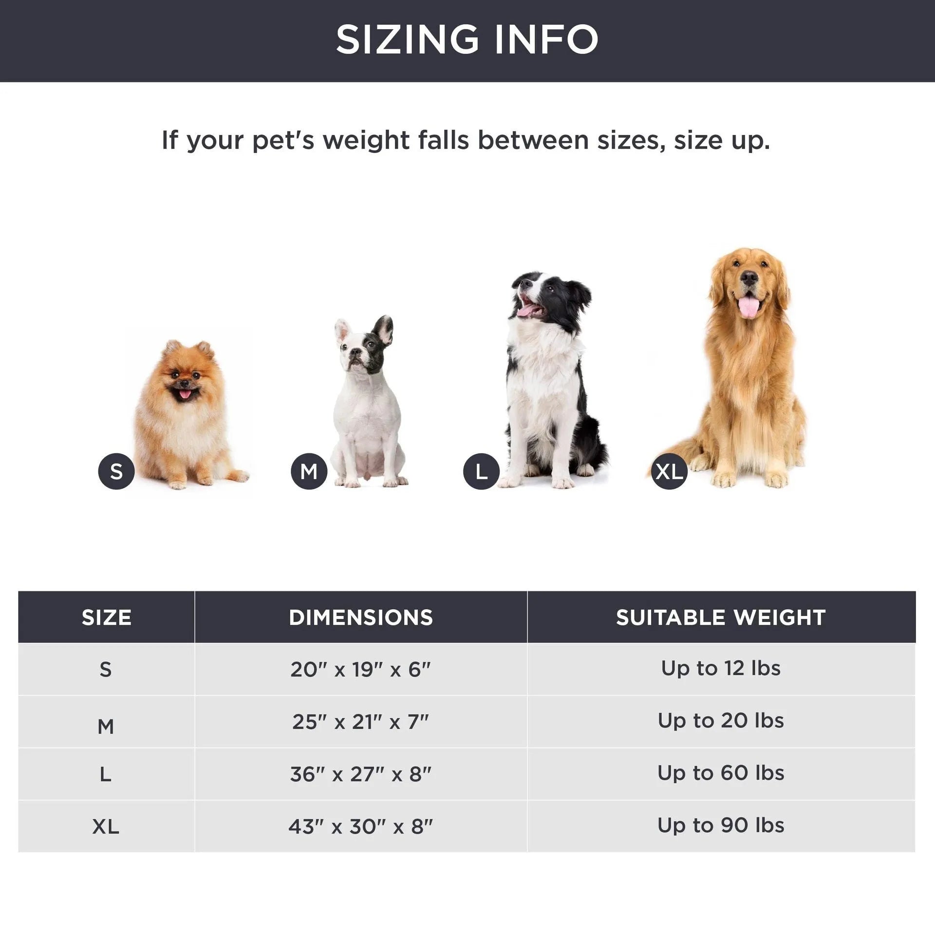 Beige removable cover pet bed for a medium-sized dog on a wooden floor.