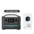 RIVER Pro 720Wh portable power station with display screen and multiple output ports.