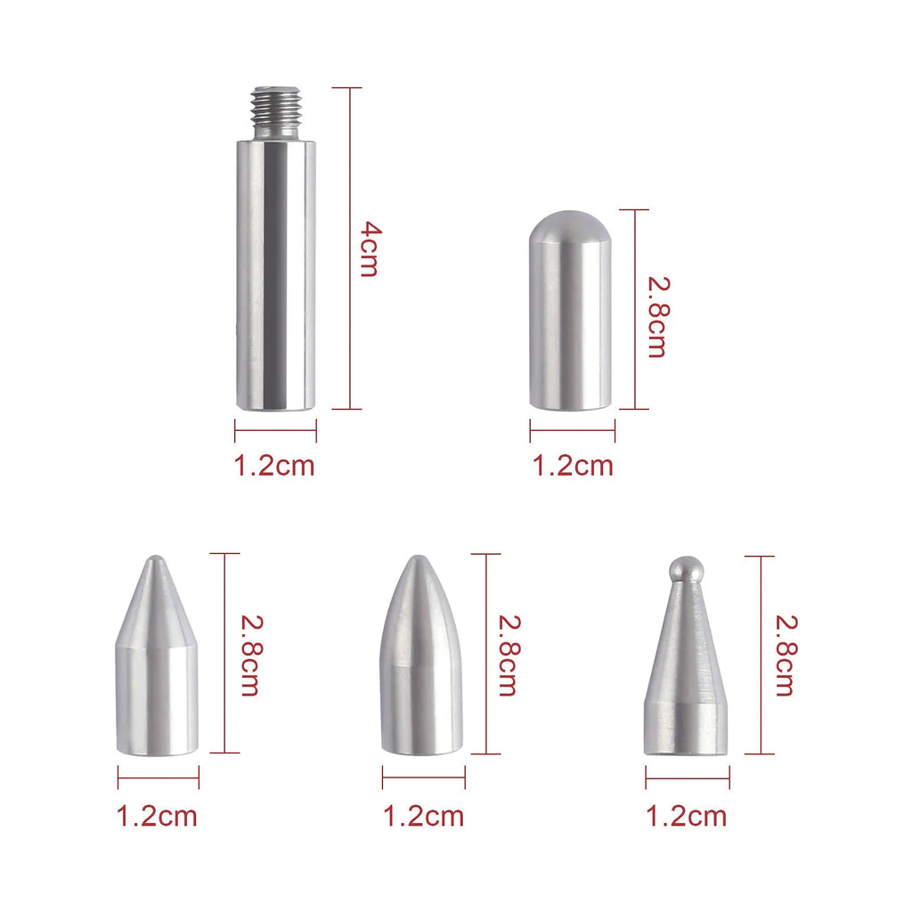 Three-piece car dent repair crowbar set made from alloy steel for automotive bodywork maintenance