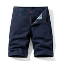Men's straight leg cotton casual overalls with a zipper fly in khaki colour