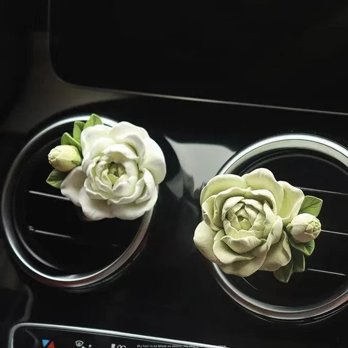 Jasmine car perfume solid air freshener with gypsum base and essential oil