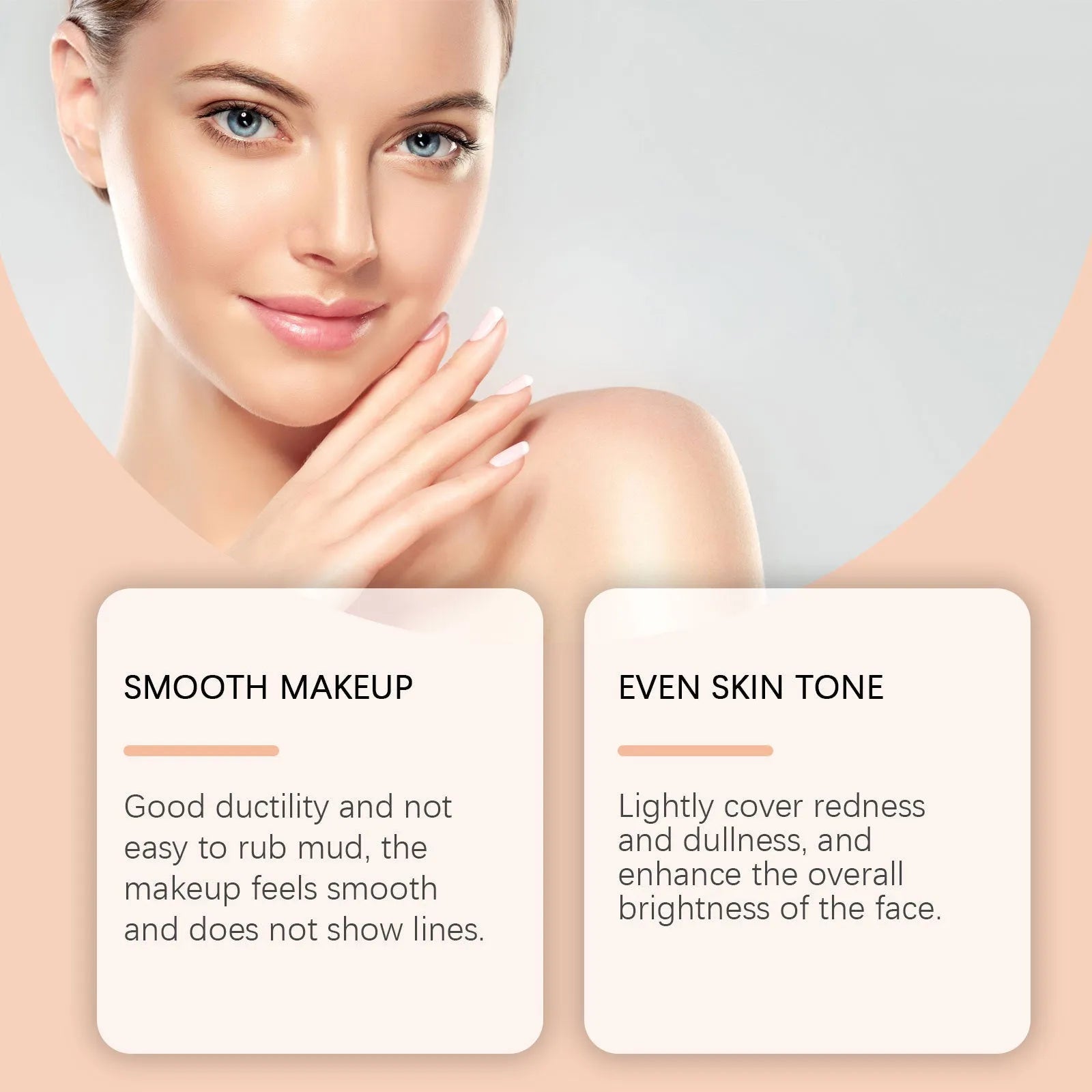 Clear and moisturising cream skin make-up primer in a 30ml bottle