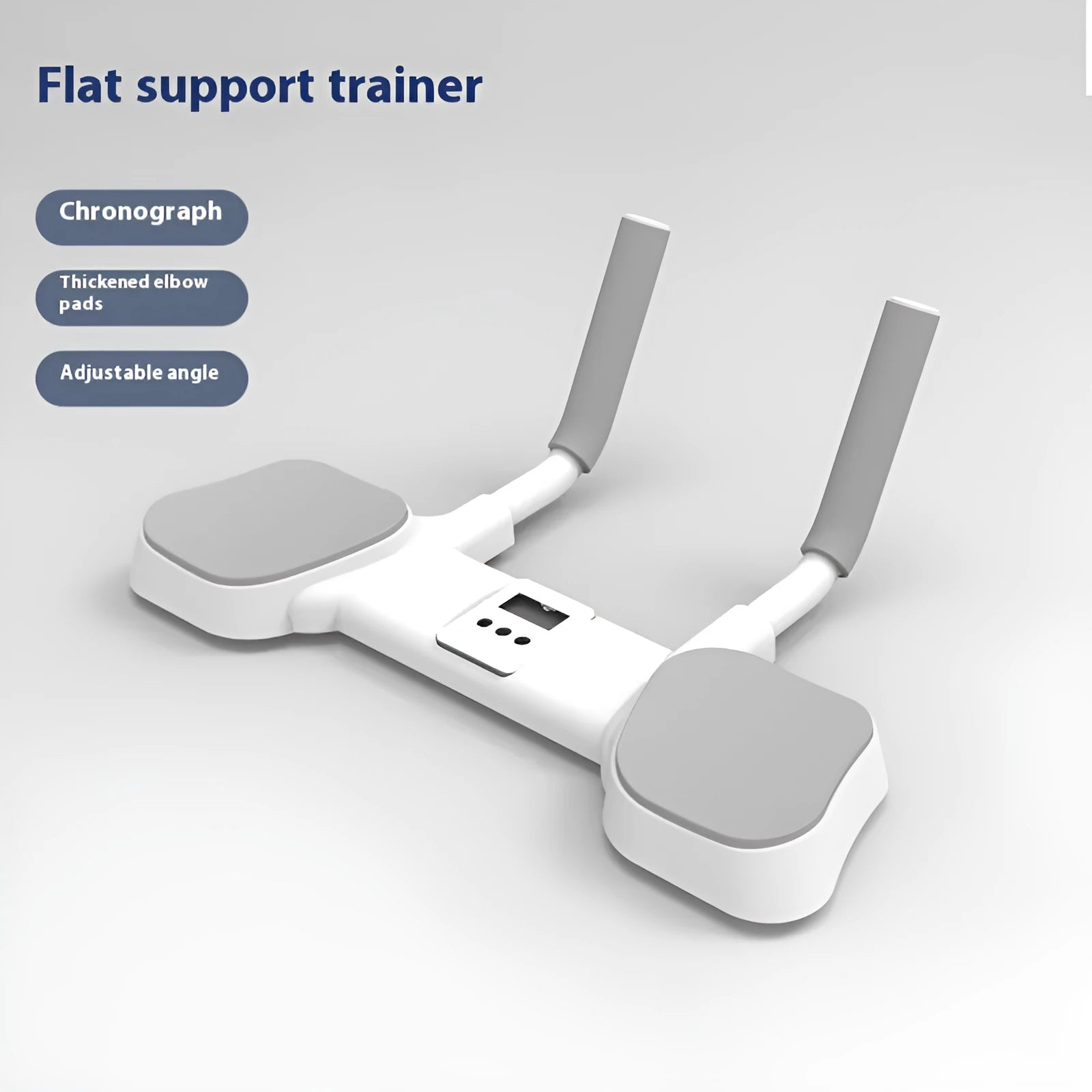 White multi-functional flat support trainer with alloy aluminium tube and ABS construction
