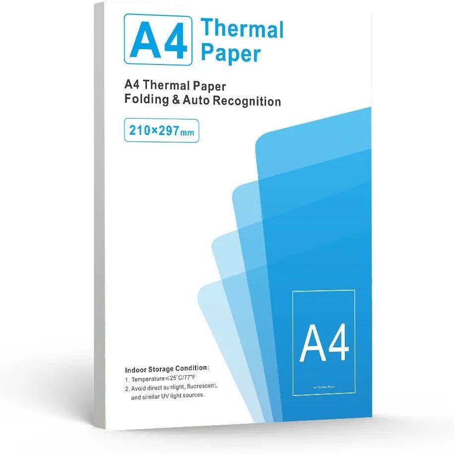 White A4 thermal printer paper with quick-drying thermosensitive coating for business use