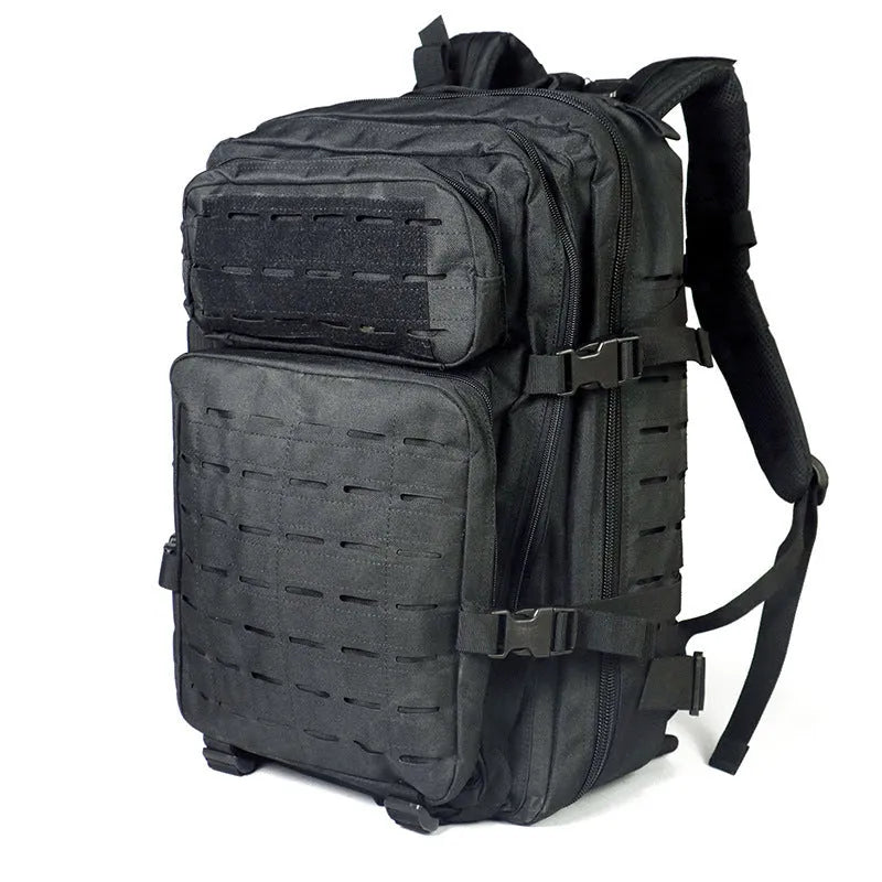 Outdoor Tactics backpack 34x15x50cm polyester canvas curved shoulder straps black CP camouflage