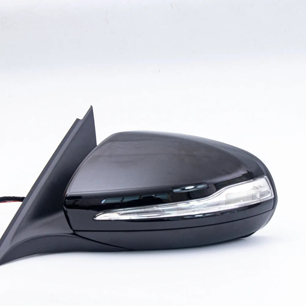 Mercedes C-Class W205 rearview mirror reflector replacement part in ABS plastic.