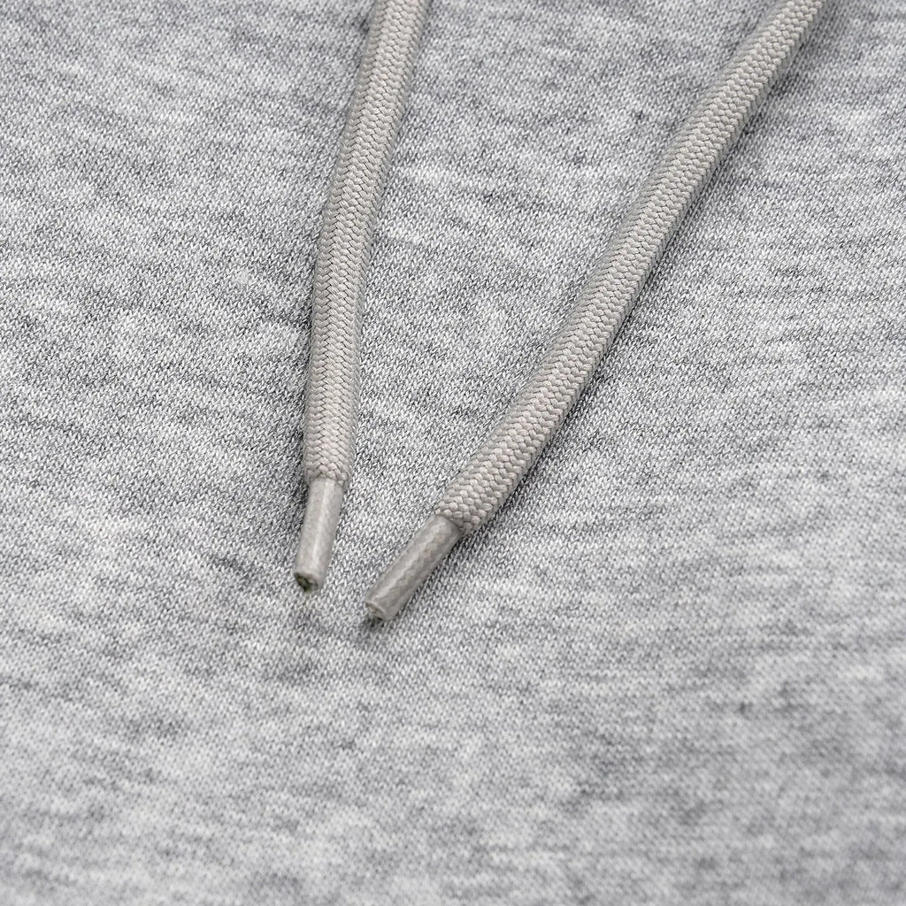 Men's solid colour cotton straight-leg casual pants in loose wide-leg fit, shown in grey.