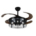 42 inch industrial style ceiling fan lamp with acrylic blades and remote control