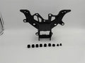 Black aluminium headlight bracket for BMW S1000RR motorcycle (2009-2018)