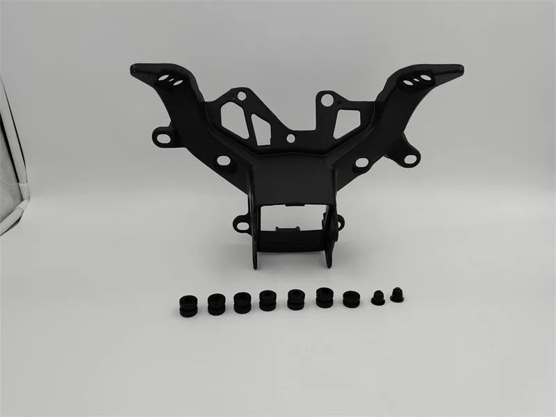 Black aluminium headlight bracket for BMW S1000RR motorcycle (2009-2018)
