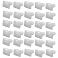 60-piece pack of D318 colour automobile plastic glue nails and buckles for car interior trim