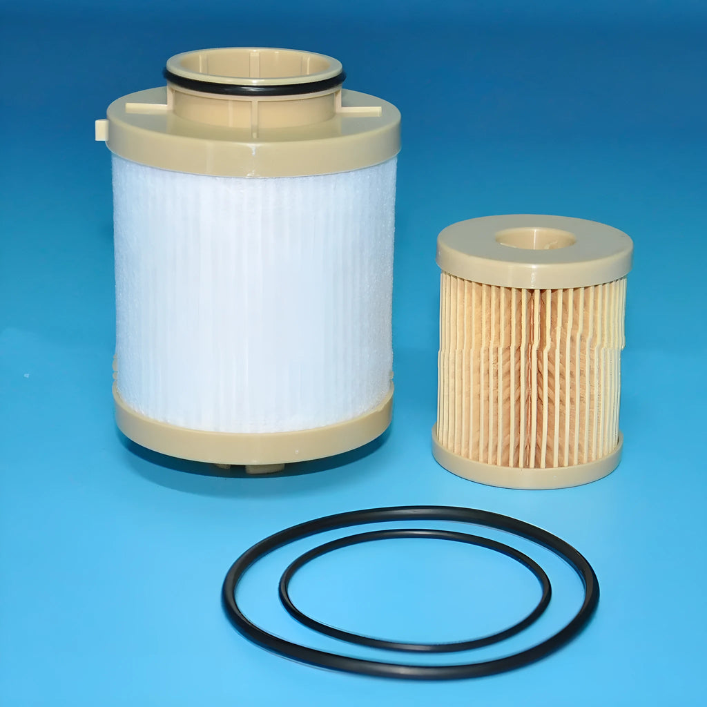 FD4616 diesel fuel filter cartridge for Ford trucks, showing dimensions and part numbers.