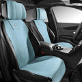 Tailored leather ultra thin car seat cover with ventilation holes in Hermes orange colour