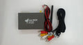Black car mirror link box with Wi-Fi antenna for smartphone screen mirroring to vehicle display