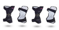 Adjustable spring knee brace support for mountaineering and sports activities with breathable fabric