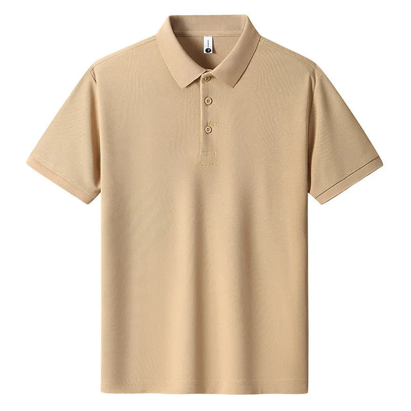 Men's loose fit cotton casual T-shirt shown in multiple colours including black, green, and white.