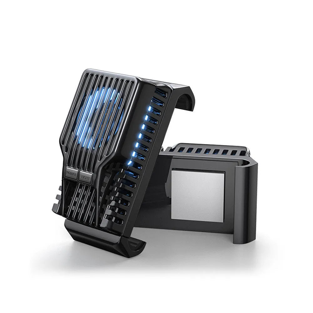 Mobile phone radiator cooling accessory with adjustable clip for 4-7 inch smartphones