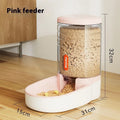 Automatic pet drinker or feeder with 3.8 litre capacity in choice of four colours