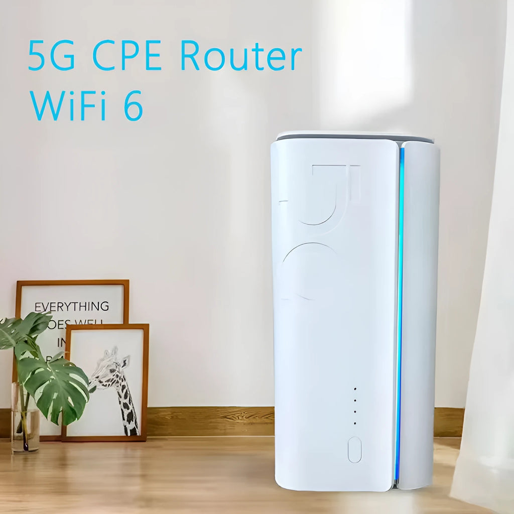 Compact dual-chip 4G CPE wireless router measuring 51mm by 30mm, available in Qualcomm or Zhanrui chip versions.