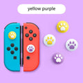 Silicone sleeve and four thumbstick caps for Nintendo Lite Joycon in assorted colours.