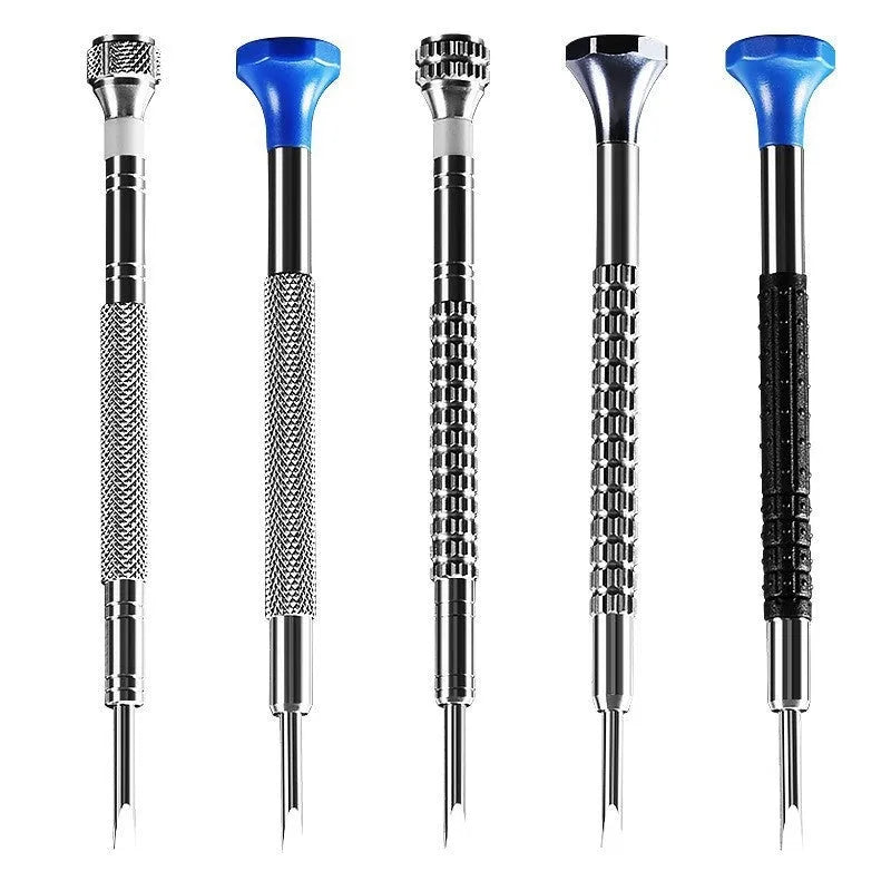 10-piece precision manual screwdriver set for watch glass repair and telecommunications maintenance