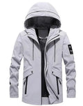 Men's jacket in chemical fibre blend, available in Black, Green, Grey colours