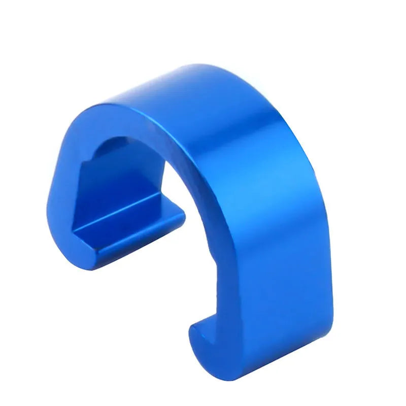 Aluminium alloy C-shaped buckle in multiple colours, dimensions 10.2mm by 13mm by 5mm.
