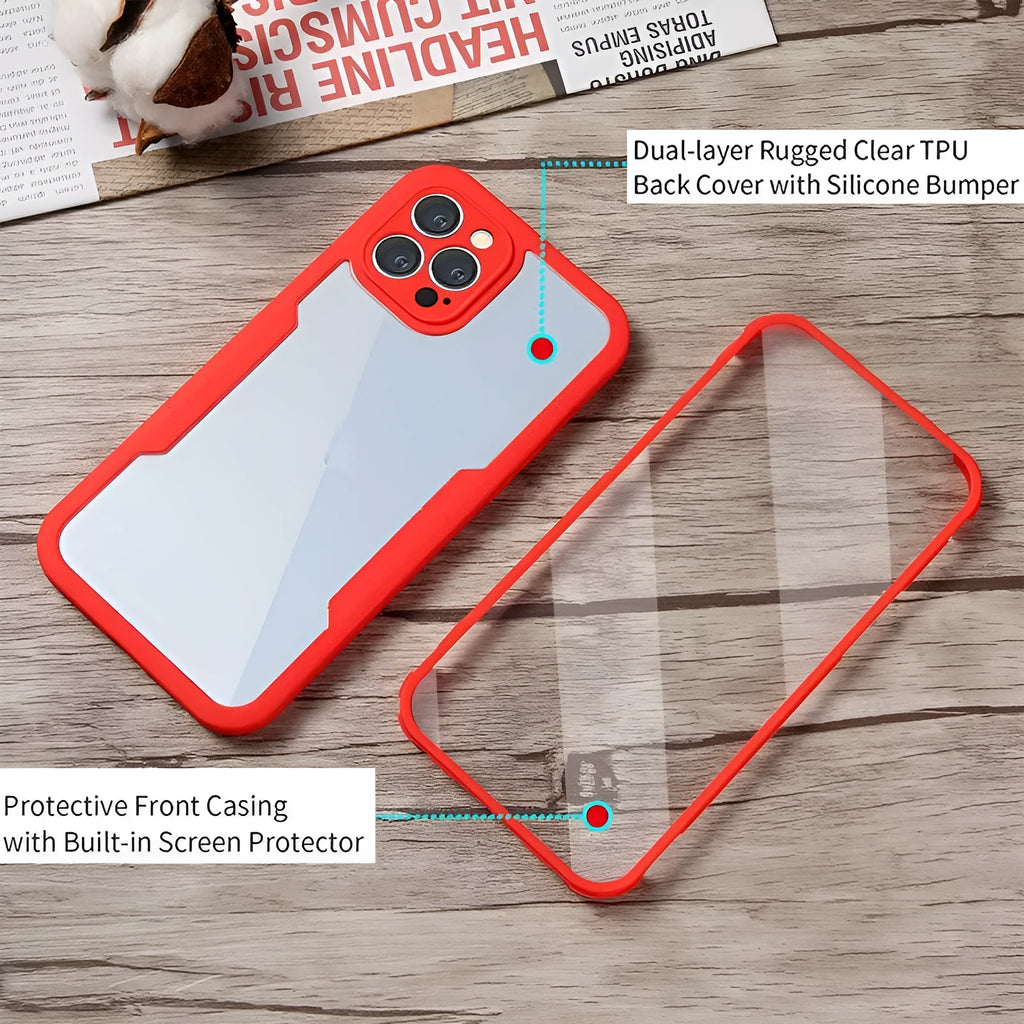 TPU mobile phone case for iPhone in multiple colours including black, blue, red, pink, green, and purple.
