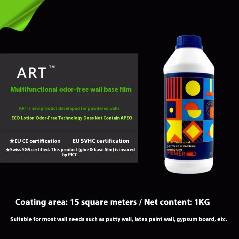 A 3-roll pack of Glue E, a formaldehyde-free glutinous rice wallpaper paste adhesive.