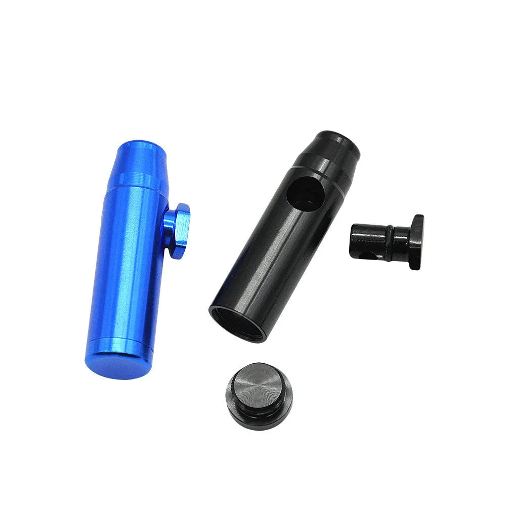 Aluminium alloy cigarette holder with flat head design in seven colour options