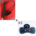 Black HQ-185 portable electric shoulder and neck massager with compact 15cm design